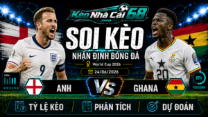 Đội hình dự kiến trước trận Anh vs Ghana