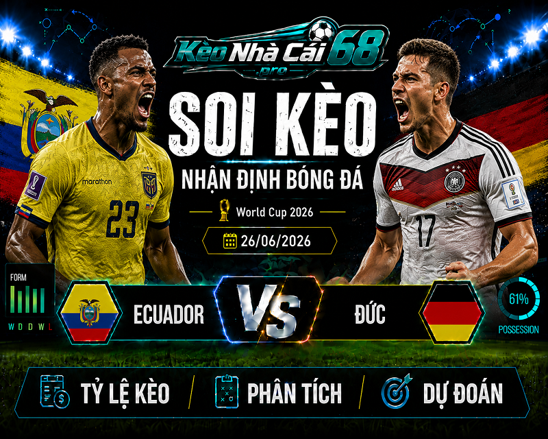 Đội hình dự kiến trước trận Ecuador vs Đức