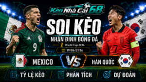 Đội hình dự kiến trước trận Mexico vs Hàn Quốc