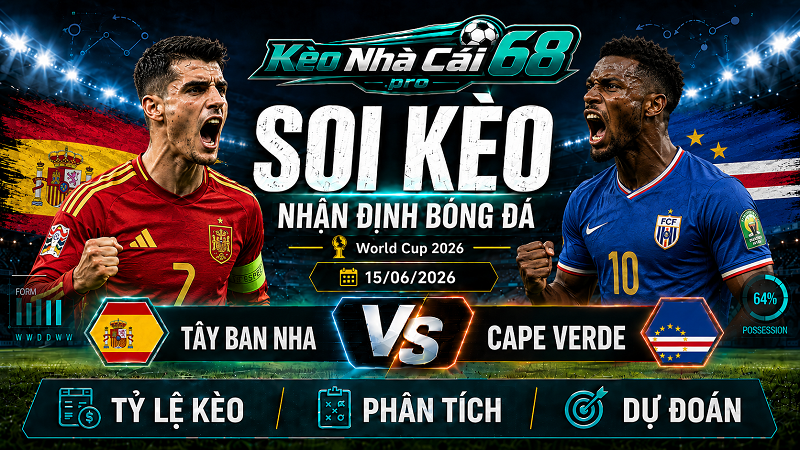 Đội hình dự kiến trước trận Tây Ban Nha vs Cape Verde
