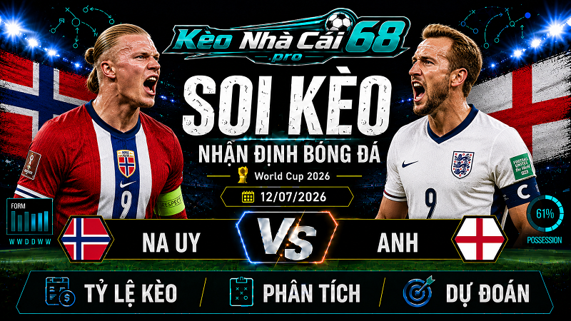 Đội hình dự kiến trước trận Na Uy vs Anh
