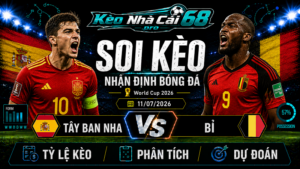 Đội hình dự kiến trước trận Tây Ban Nha vs Bỉ